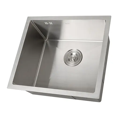 Кухонная мойка из нержавеющей стали 50 см под столешницу Nett NS-5045, Нержавеющая сталь - фото 2