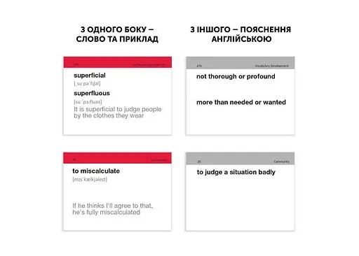 Настольная игра English Student Карточки для изучения английского языка English Student IELTS English to English (англ.) (591225943) - фото 3