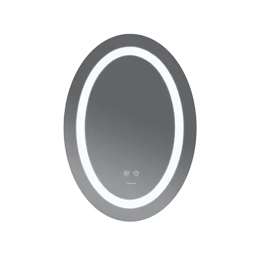 Дзеркало Mixxus Plain MV03-50x70 (LED Touch, антизапотівання, димер, регулювання яскравості) MI6664 - фото 2