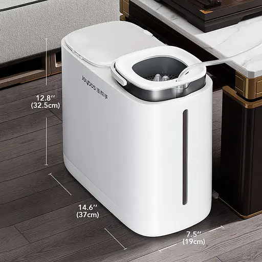 Ведро для сухих отходов и жидкости JOYBOS двухсекционное  - фото 4