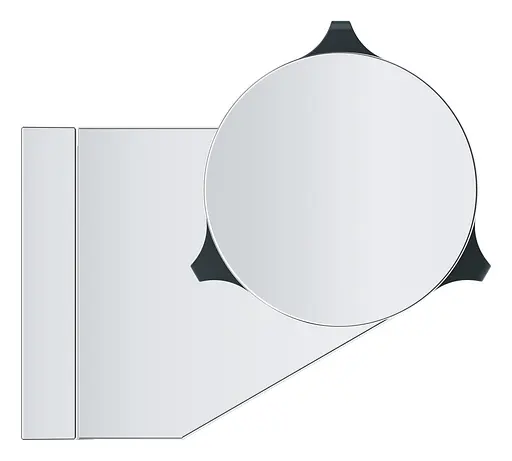 Держатель ручного душа регулируемый Grohe QuickFix Vitalio Universal 26183001 Хром - фото 3