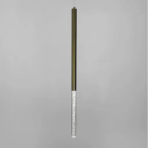 Латунний підвіс із скляним розсіювачем з ефектом бульбашок 81 см | Line F | Арт. MJ462/500+300 AB - фото 7