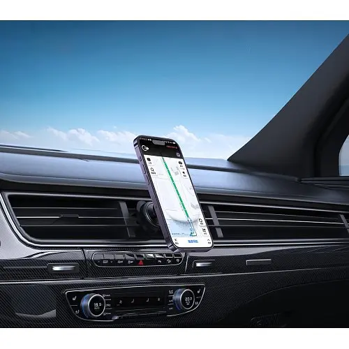 Автодержатель XO C130 Magnetic suction air outlet Черный - фото 3