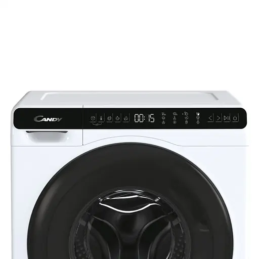 Стиральная машина Candy фронтальная 5 кг 1200 A+++ 44 см дисплей инвертор черный люк высота 70 см белый - фото 5