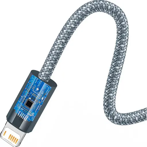 Кабель Baseus Dynamic Series USB to Lightning 2m Slate Gray (CALD000516) [92821] - фото 4