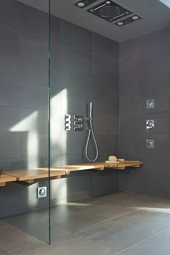 Верхний душ с 3 режимами Grohe Rainshower F-Series 15" 27939001, Хром - фото 5