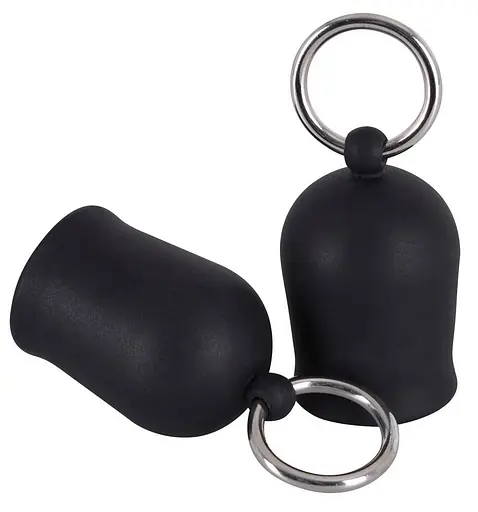 Помпы для сосков Orion Black Velvets 4 см черный