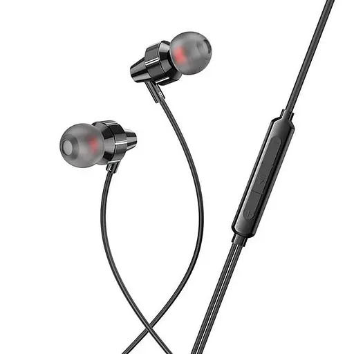 Провідні вакуумні навушники Hoco M90 Type-C Delight wired digital earphone with microphone, 1.2m, black - фото 4