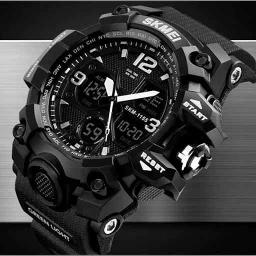 Чоловічий наручний годинник Skmei Hamlet 1155 Чорний - фото 3