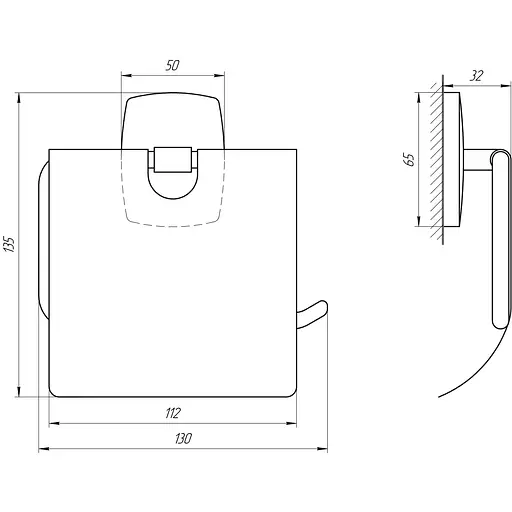 Держатель для туалетной бумаги Perfect Sanitary Appliances RM 1601 - фото 4
