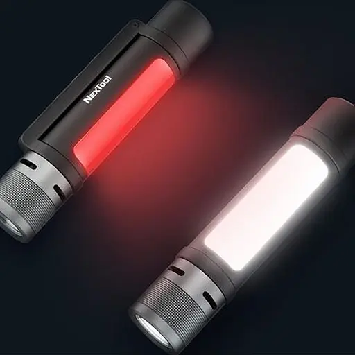  Світлодіодний ліхтар 6-в-1 з магнітом Xiaomi Nextool NE20030, 1000 лм, 2600 мАг, Type-C, Червоне світло - фото 9