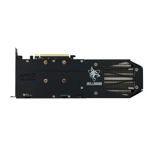 Відеокарта Radeon RX 9060 XT, PowerColor, Hellhound, 16Gb GDDR6, 128-bit, HDMI/2xDP, 3310/20000 MHz, 8-pin (RX9060XT 16G-L/OC) - фото 2