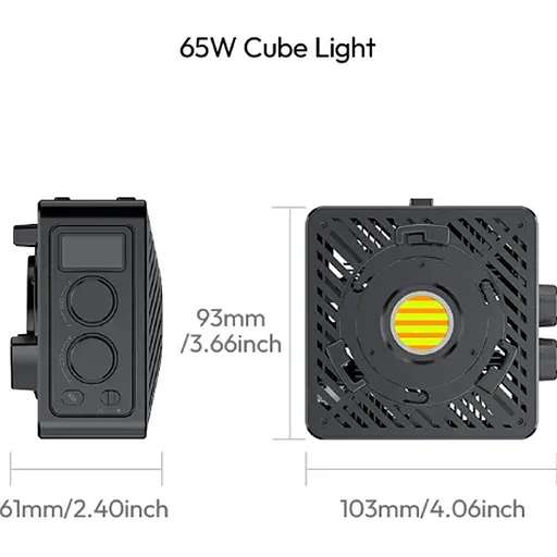 Накамерный свет Ulanzi EC65 65Вт Bi-Color [141988] - фото 3