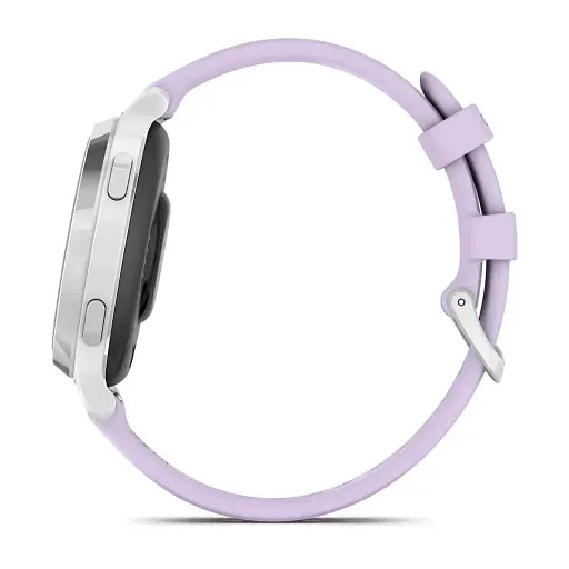 Смарт-годинник Garmin Lily 2 Active, Silver/Jasmine Purple, Silicone, (010-02891-01) - фото 5