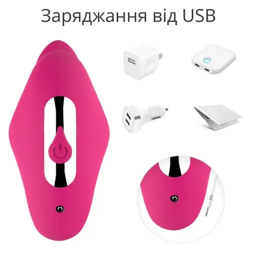 Вібратор вакуумний I'MCUM Vacuum Rose Pleasure Рожевий (IM-ZDB232) - фото 4