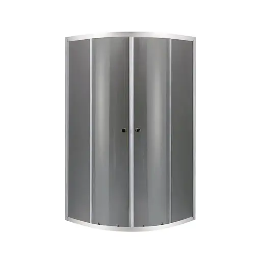 Душевая кабина без поддона Mixxus Plain SC01-90x90x185-GR хром серое тонированное стекло 4 мм MI6900, Хром, Универсальная, тонированный, хром - фото 1