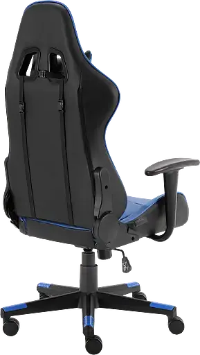 Геймерское кресло GT Racer черное с синим (X-2317 Black/Dark Blue) - фото 9