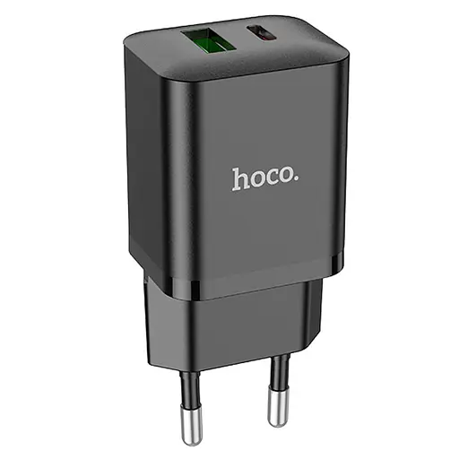 МЗП Hoco N28 Founder PD20W+QC3.0 (1USB-A/1C) Black