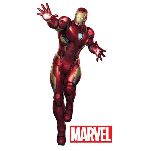 Наклейки інтер'єрні Marvel Iron Man (Залізна людина) 183 x 85 см - фото 1