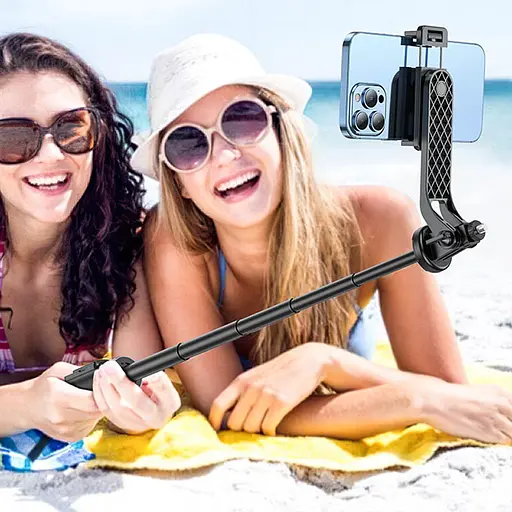 Монопод для селфи Hoco K21 с треногой + съемный BT пульт - фото 3