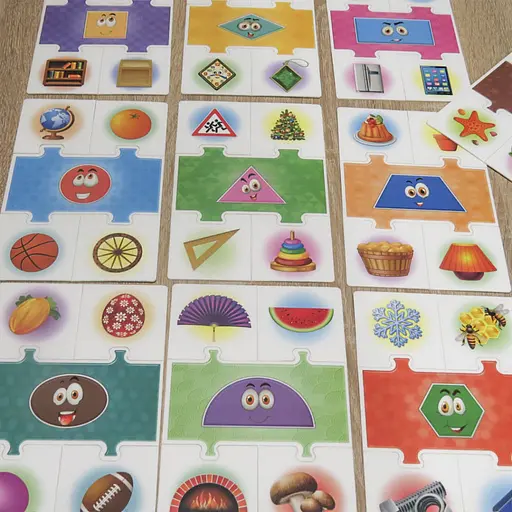 Навчальна гра "Фігури" Artos Games 0581, 10 карток-блоків із малюнками - фото 4