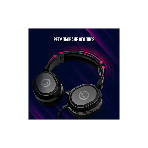 Навушники Lorgar Kaya 360 USB Black (LRG-GHS360) - фото 7