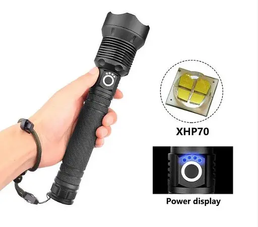 Ліхтар ручний акумуляторний Xanes 1282 XHP70 Ліхтарик - фото 4