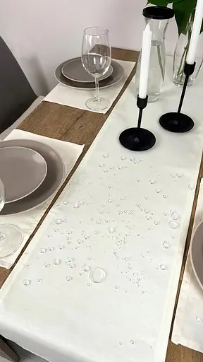 Комплект Доріжка водовідштовхувальна Ваніль однотон 260х40 см 4 шт. - фото 3