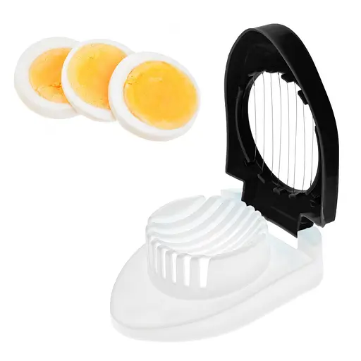 Яйцерізка овочерізка для нарізування слайсами, соломкою й кубиками яєць овочів грибів MagicKitchen, Kitchen Master Чорний 87004 - фото 2