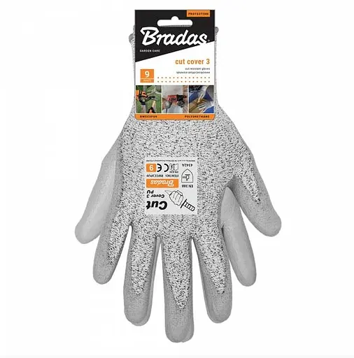 Рукавички робочі Bradas CUT COVER 3 із захистом від порізів розмір 7 RWCC3PU7 - фото 2
