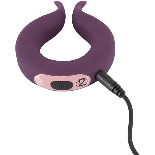 Ерекційне кільце Couples Choice 8.7 см фіолетове - фото 3