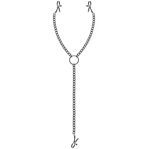 Зажимы для сосков и клитора Bedroom Fantasies Nipple & Clit Clamps - Black