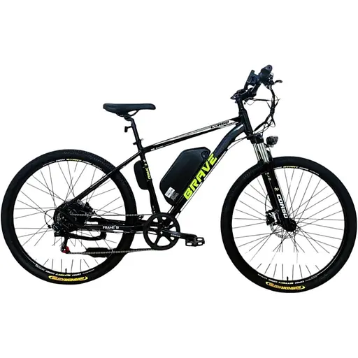 Електровелосипед Corso Brave BR-29690, 29", гірський, 500W, 48V 15Ah, алюмінієва рама 19", Shimano, 7 швидкостей