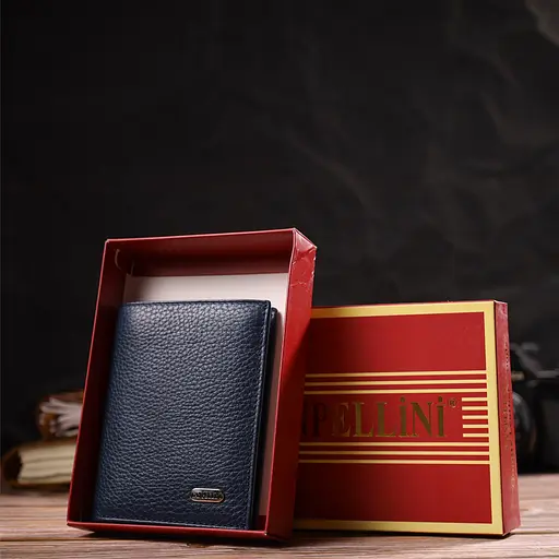 Мужской кожаный кошелек Canpellini 9х11.5х1 см acs0025635 - фото 8