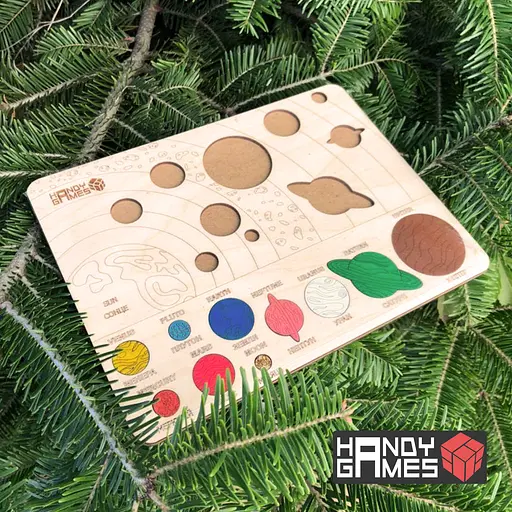 Пазл сортер Сонячна система 240 x 180, 10 елементів - фото 2