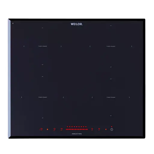 Поверхня індукційна Weilor WIS 644 Black - фото 2