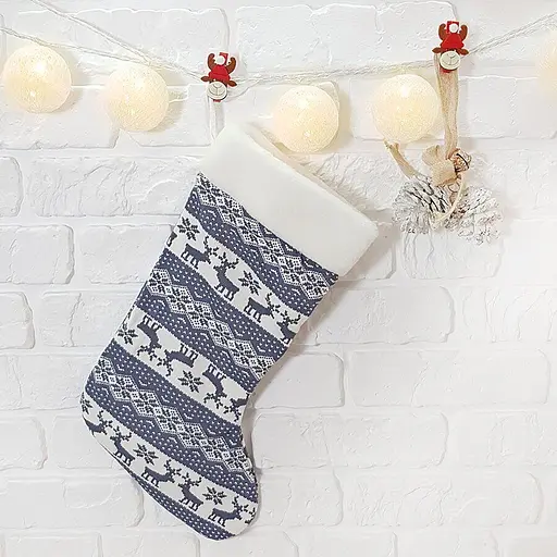 Чобіт новорічний подарунковий Олені 37см - фото 2