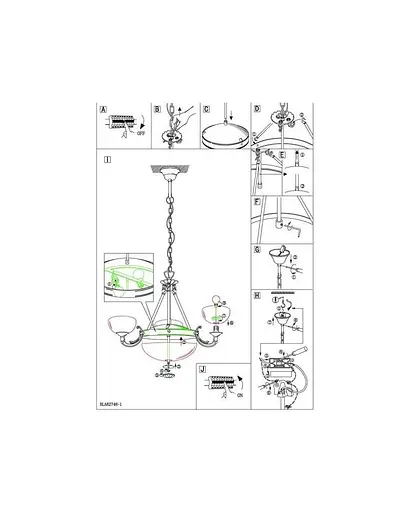 Люстра подвесная Eglo 82748 Savoy - фото 3