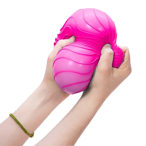 Игрушка-антистресс NeeDoh серии Super Яркие волны розовая (RSPND-6) - фото 3