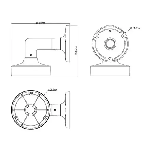 Кронштейн TVT TD-YZJ0409 (77-00107) - фото 2