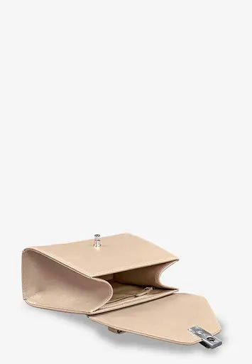 Жіноча шкіряна сумка Futsy Світло-бежева - фото 7