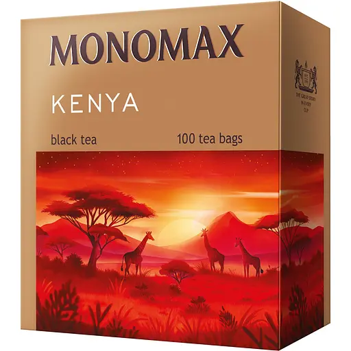 Чай чорний пакетований Мономах Kenya 100 х 2 г