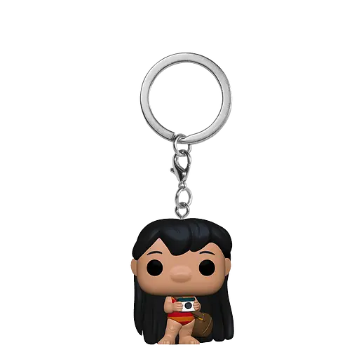 Фигурка-брелок Funko Pop Фанко Поп Лило и Стич Лило с камерой Lilo and Stitch Lilo with camera 4 см LS L 1047 - фото 2