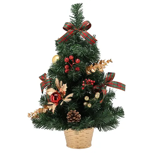 Искусственная елка Chomik красно-золотистый декор 50 см (ANT2347)