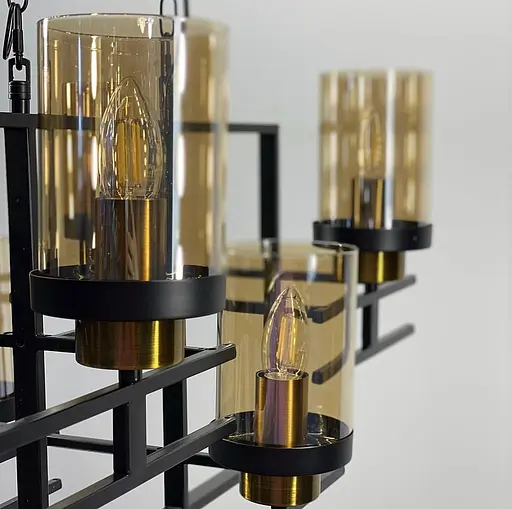 Люстра CHARM в стилі Лофт Line.F Кількість ламп 3 - фото 2