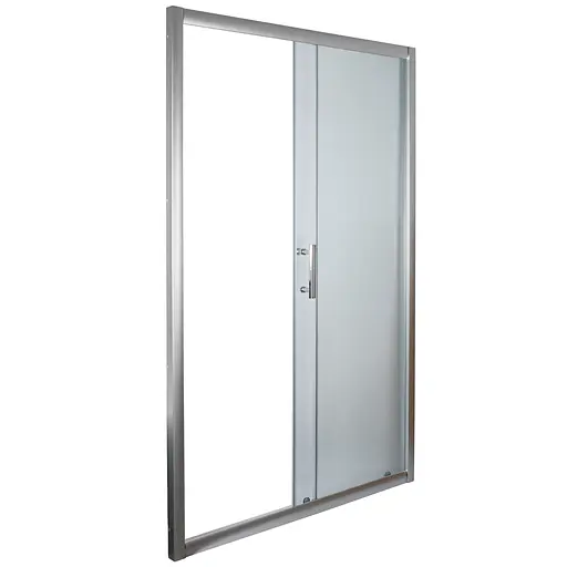 Душевые двери Bravo Tormes 100FS 2 уп., универсальные, матовый, хром матовый - фото 2