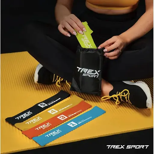 Набор резинок для фитнеса Trex Sport TX-065RBV 1-18кг - фото 4