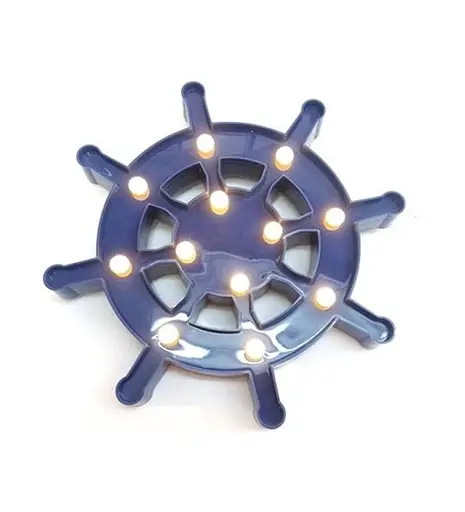 Лампа-нічник дитячий "штурвал" 28*28см, 2кол.(1*60) - фото 2