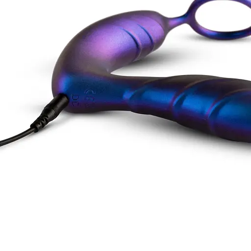 Стимулятор простати Hueman Black Hole Anal Vibrator, 14.3 см фіолетовий - фото 4