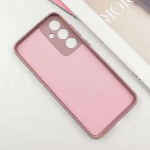 Чехол Silicone Cover Lakshmi Full Camera (AA) для Samsung Galaxy S25+ Розовый / Pink Sand - фото 3